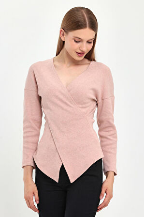 ALEXANDERGARDI KRUVAZE YAKA ÇAPRAZ BLUZ (B22-301A)