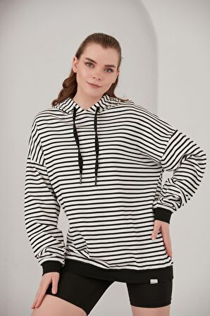 ALEXANDERGARDI ÇİZGİLİ SWEATSHİRT (B22-37300)