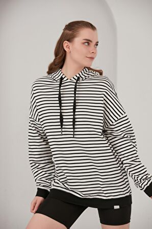 ALEXANDERGARDI ÇİZGİLİ SWEATSHİRT (B22-37300)