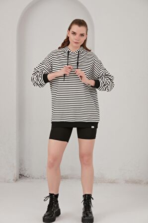 ALEXANDERGARDI ÇİZGİLİ SWEATSHİRT (B22-37300)