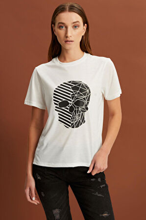 ALEXANDERGARDI BASKILI BASİC T-SHİRT (B22-385A)