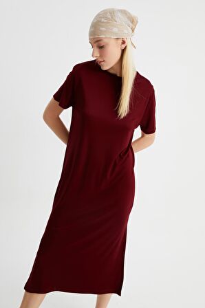 ALEXANDERGARDİ YIRTMAÇLI BASİC ELBİSE (B23-00115)