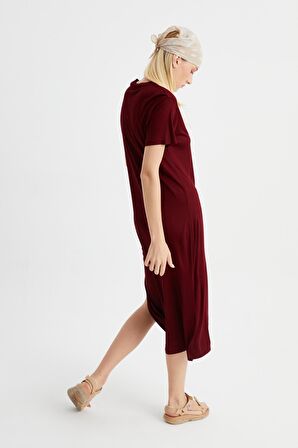 ALEXANDERGARDİ YIRTMAÇLI BASİC ELBİSE (B23-00115)