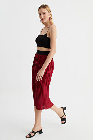 ALEXANDERGARDI PİLİSELİ MİDİ BOY ETEK (B22-430A)