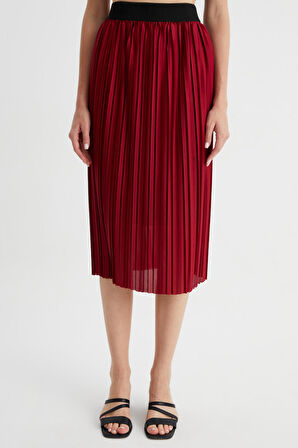 ALEXANDERGARDI PİLİSELİ MİDİ BOY ETEK (B22-430A)