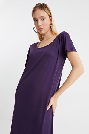 ALEXANDERGARDİ KISA KOLLU SALAŞ ELBİSE (B22-43600)