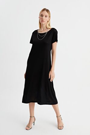 ALEXANDERGARDİ KISA KOLLU SALAŞ ELBİSE (B22-43600)