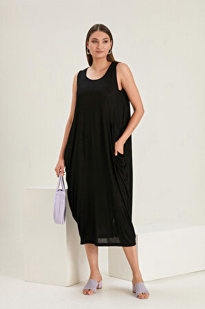 ALEXANDERGARDI KOLSUZ SALAŞ CEPLİ ELBİSE (B22-46400)