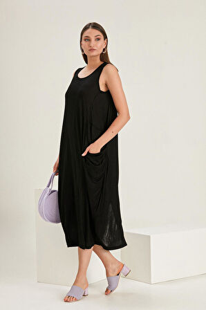 ALEXANDERGARDI KOLSUZ SALAŞ CEPLİ ELBİSE (B22-46400)