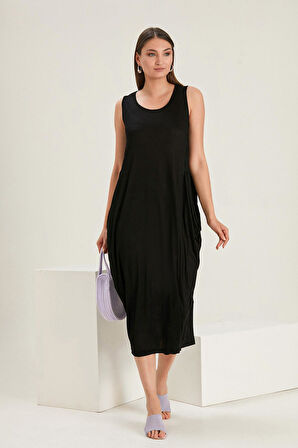 ALEXANDERGARDI KOLSUZ SALAŞ CEPLİ ELBİSE (B22-46400)