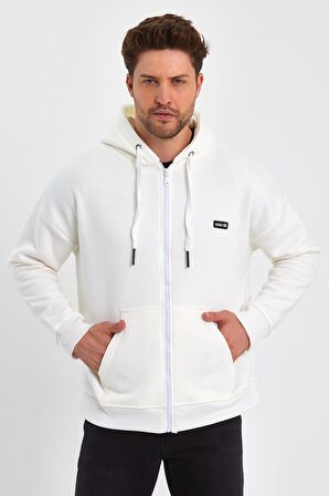 ALEXANDERGARDI FERMUARLI KAPÜŞONLU SWEATSHİRT (UN-501403)