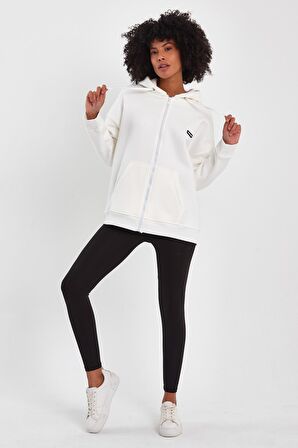 ALEXANDERGARDI FERMUARLI KAPÜŞONLU SWEATSHİRT (B22-75300)