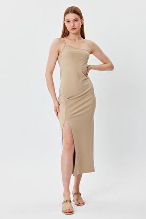 ALEXANDERGARDI TEK ASKILI KALEM ELBİSE (B23-00103)