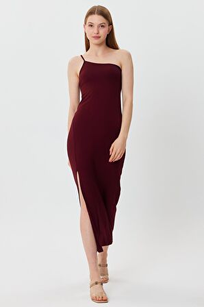 ALEXANDERGARDI TEK ASKILI KALEM ELBİSE (B23-00103)