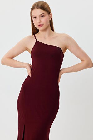 ALEXANDERGARDI TEK ASKILI KALEM ELBİSE (B23-00103)