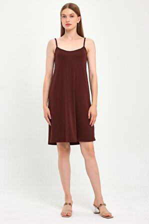 ALEXANDERGARDI İNCE ASKILI MİNİ ELBİSE (B23-00128)