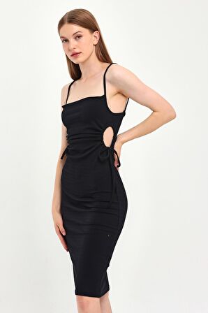 ALEXANDERGARDI YAN PENCERE DETAYLI KALEM ELBİSE (B23-00130)