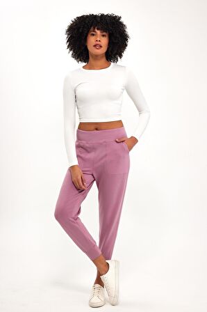 ALEXANDERGARDI BELİ LASTİKLİ YANDAN CEPLİ TAYT (B23-00165)