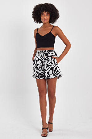 ALEXANDERGARDI BELİ LASTİKLİ CEPLİ ŞORT (B23-0017)