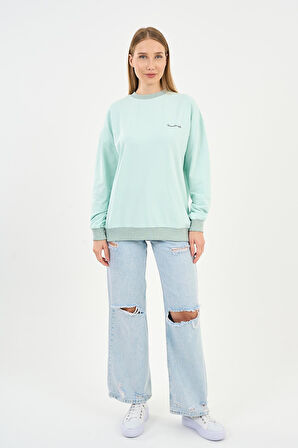 Alexandergardi Bisiklet Yaka Sweatshirt (B23-0020)