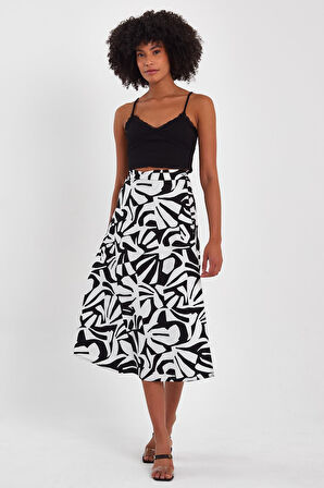 ALEXANDERGARDI DESENLİ PEŞTAMAL UZUN ETEK (B23-0023)