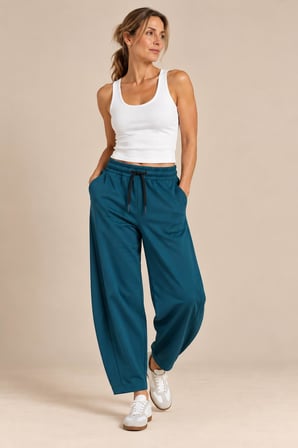 ALEXANDERGARDİ CEPLİ İÇİ ŞARDONLU  OVERSIZE EŞOFMAN ALTI (B23-00303)