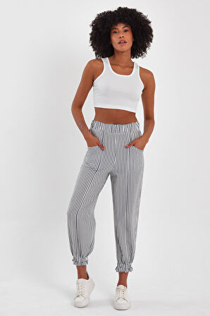 ALEXANDERGARDI PAÇASI BÜZGÜLÜ JOGGER PANTOLON (B23-0065)