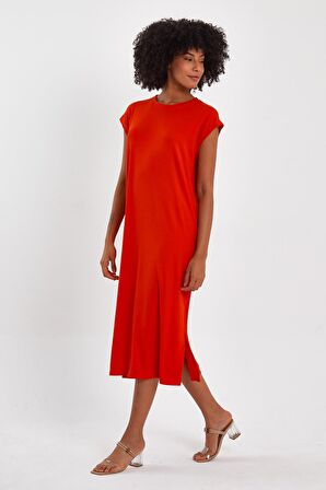 ALEXANDERGARDI YIRTMAÇLI UZUN ELBİSE (B23-0075)