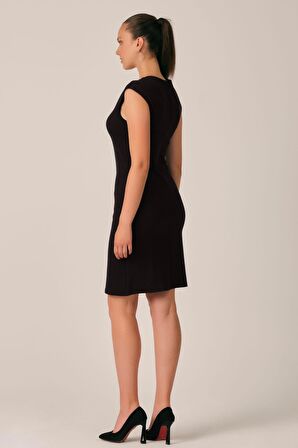 ALEXANDERGARDI V YAKA KALEM ELBİSE (B23-0081)