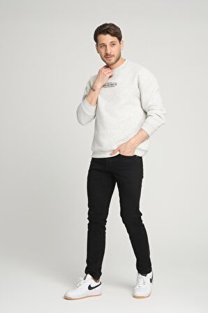 ALEXANDERGARDI İÇİ POLARLI BASKI DETAYLI SWEATSHIRT(B23-37401)