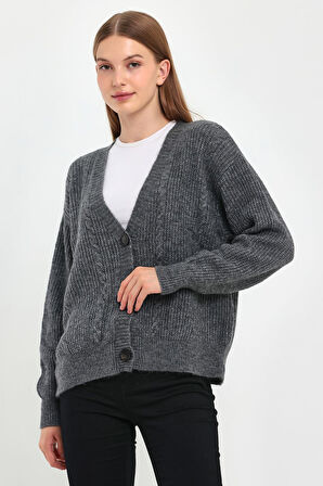 ALEXANDERGARDI DÜĞMELİ ÖRME TRİKO HIRKA (B23-5801)