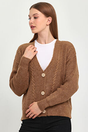 ALEXANDERGARDI DÜĞMELİ ÖRME TRİKO HIRKA (B23-5801)