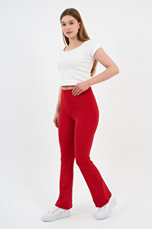 YÜKSEK BEL İSPANYOL PAÇA TOPARLAYICI TAYT (B24-0010-WN)