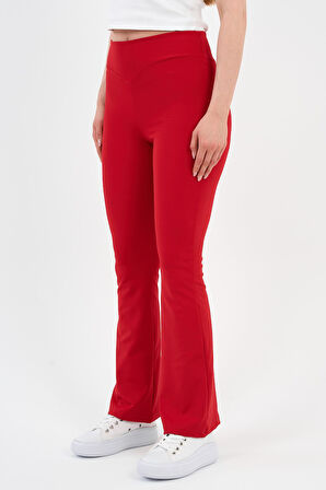 YÜKSEK BEL İSPANYOL PAÇA TOPARLAYICI TAYT (B24-0010-WN)