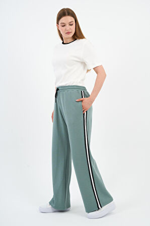 ALEXANDERGARDI ŞERİT DETAYLI CEPLİ PALAZZO EŞOFMAN ALTI (B24-0024101)