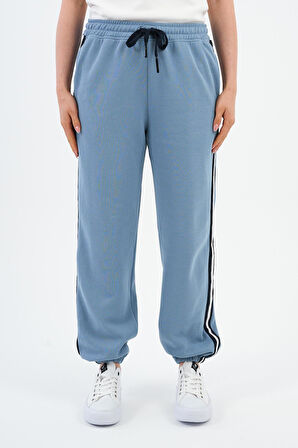 ALEXANDERGARDI YANLARI ŞERİTLİ PAÇASI LASTİKLİ EŞOFMAN ALTI (B24-00260)