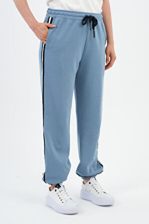 ALEXANDERGARDI YANLARI ŞERİTLİ PAÇASI LASTİKLİ EŞOFMAN ALTI (B24-00260)