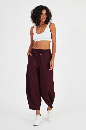 ALEXANDERGARDI BELİ LASTİKLİ CEPLİ Kadın PANTOLON(B24-003)