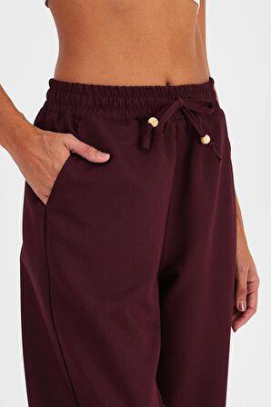 ALEXANDERGARDI BELİ LASTİKLİ CEPLİ Kadın PANTOLON(B24-003)