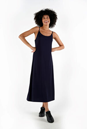 ALEXANDERGARDI İNCE ASKILI MIDI BOY ELBİSE (B24-005206)