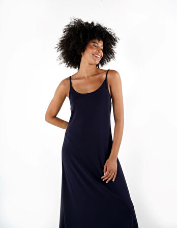 ALEXANDERGARDI İNCE ASKILI MIDI BOY ELBİSE (B24-005206)