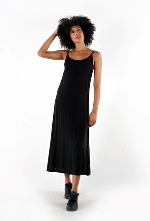 ALEXANDERGARDI İNCE ASKILI MIDI BOY ELBİSE (B24-005206)