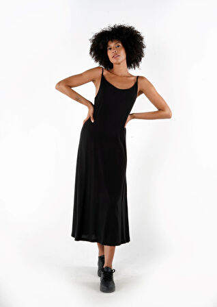 ALEXANDERGARDI İNCE ASKILI MIDI BOY ELBİSE (B24-005206)