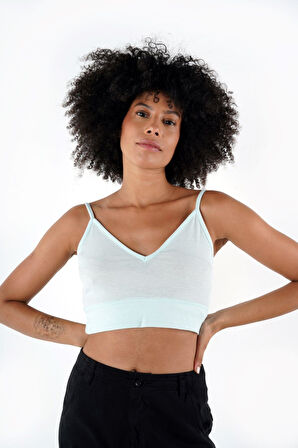 ALEXANDERGARDI ASKILI V YAKA CROP TOP BÜSTİYER (B24-0079 01)