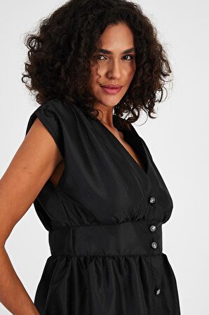 ALEXANDERGARDI V YAKA KOLSUZ ELBİSE(B24-24500)