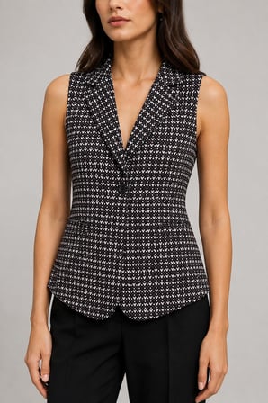 ALEXANDERGARDI CEPLİ KOLSUZ BLAZER CEKET (B24-36204)