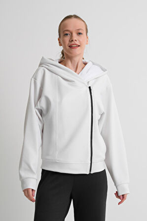 ALEXANDERGARDI Yandan Fermuarlı Kapüşonlu Sweatshirt
