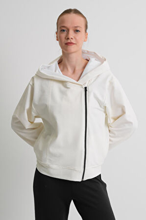 ALEXANDERGARDI Yandan Fermuarlı Kapüşonlu Sweatshirt