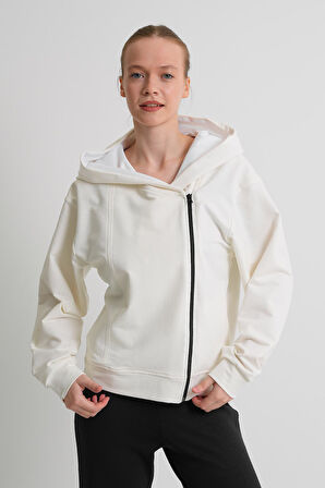ALEXANDERGARDI Yandan Fermuarlı Kapüşonlu Sweatshirt