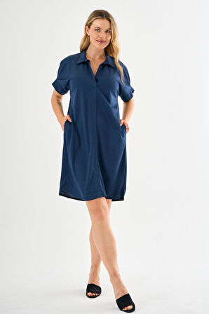 ALEXANDERGARDI Büyük Beden Gömlek Elbise